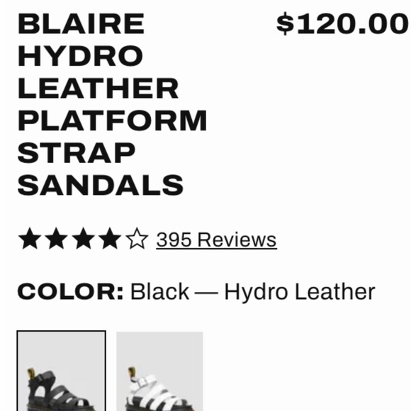 Dr. Martens Blair Platform Sandals NIB - Picture 10 of 10